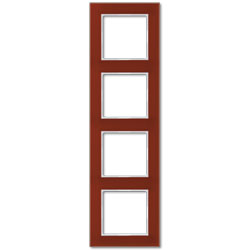 Jung Glasrahmen A creation, 4-fach (rot) 