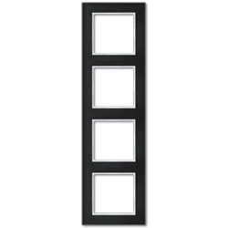 Jung Glasrahmen A creation, 4-fach (schwarz) 