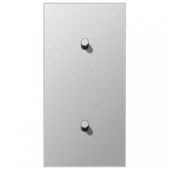 Jung Abdeckung mit 2x1 Kipphebel senkrecht Zylinder(Aluminium) 