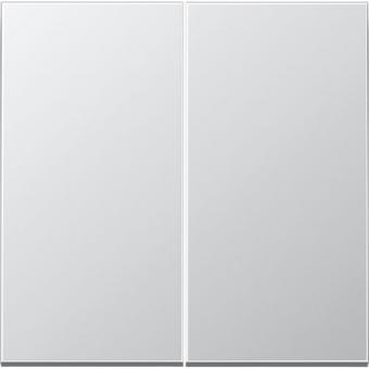 Jung  Steuertaste Standard 2fach (Aluminium) 