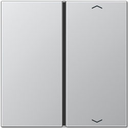 Taste 1fach mit Pfeilsymbolen (Aluminium) 