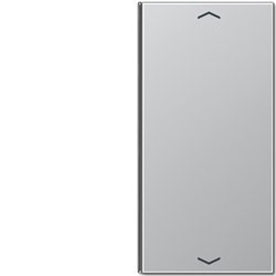 Taste 2fach mit Pfeilsymbolen (Aluminium) 