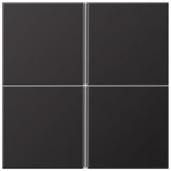 Tastensatz 4fach, komplett (dark) 