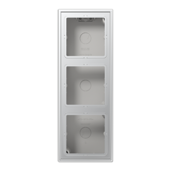 Aufputz-Kappe, 3-fach (aluminium, lackiert) 