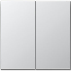 Wippe für  Serienschalter, Doppel-Taster (Aluminium) 