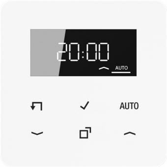 Jung Timer Standard mit Display (alpinweiß) 