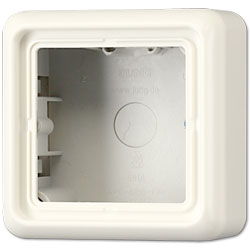 Aufputz-Kappe CD 500, 1-fach (weiß) 