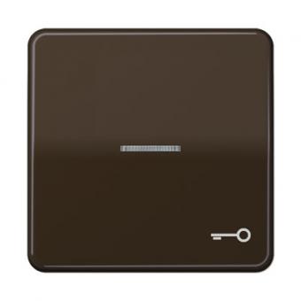 Wippe mit Symbol "Tür", mit Lichtleiter (braun) 