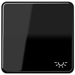 Wippe mit Symbol "Licht" (schwarz) 
