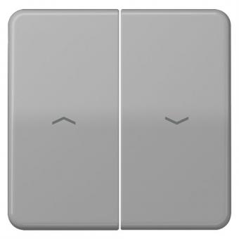 Wippe mit  Symbolen für Jalousie-Schalter (grau) 
