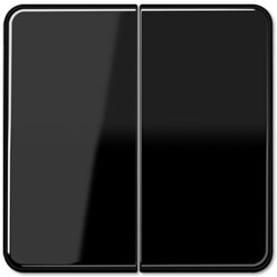 Wippe für Serienschalter, Doppel-Taster (schwarz) 