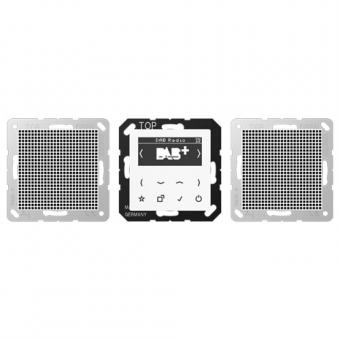 Jung  Smart Radio DAB+, Set Stereo (alpinweiß) 