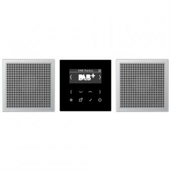 Jung  Smart Radio DAB+, Set Stereo (schwarz) 