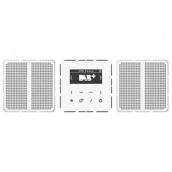 Jung  Smart Radio DAB+, Set Stereo (alpinweiß) 