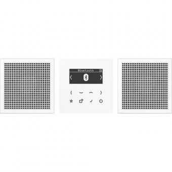 Jung  Smart Radio DAB+ Bluetooth, Set Stereo (alpinweiß) 