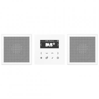 Jung  Smart Radio DAB+, Set Stereo (alpinweiß) 