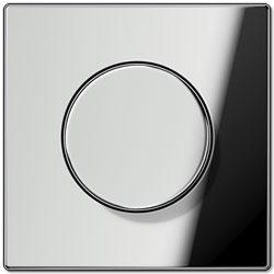 Jung Abdeckung für Drehdimmer (Glanzchrom) 