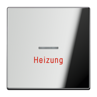 Wippe mit "Heizung" (Glanzchrom) 