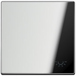 Wippe mit Symbol "Licht" (Glanzchrom) 