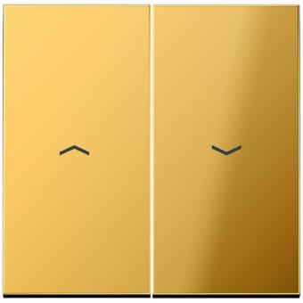 Wippe mit  Symbolen für Jalousie-Schalter (goldfarben) 