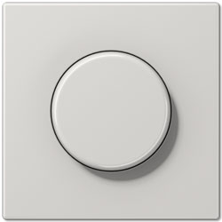 Jung Abdeckung für Drehdimmer (lichtgrau) 