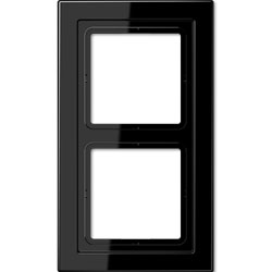 Rahmen LS-design - 2-fach (schwarz) 