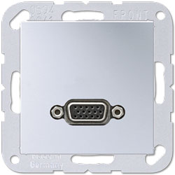 Jung Multimedia-Einsatz VGA (aluminium) 