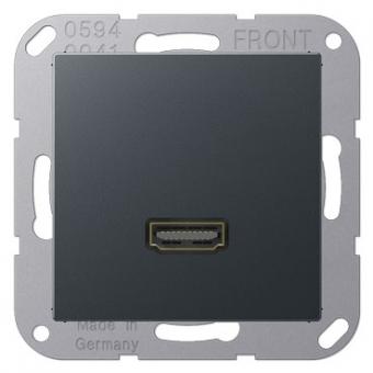 Jung Multimedia-Einsatz HDMI (anthrazit matt) 