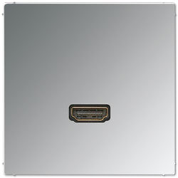 Jung Mutimedia-Einsatz HDMI (Glanzchrom) 