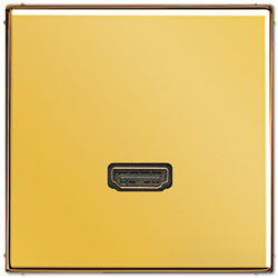 Jung Mutimedia-Einsatz HDMI (Gold) 