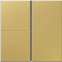 Tastensatz 3fach, komplett (Messing classic) 