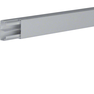 tehalit Leitungsführungskanal aus PVC LF 20x35 mm mit Trennwand - Länge 2m, steingrau 