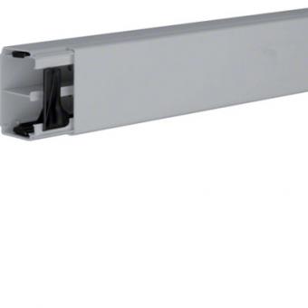 tehalit Leitungsführungskanal aus PVC LF 40x 60 mm mit Trennwand - Länge 2m, steingrau 