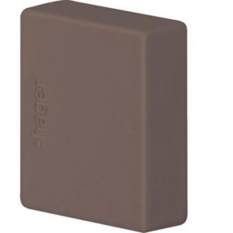tehalit Endstück zu LF/LFH 20x20mm braun 