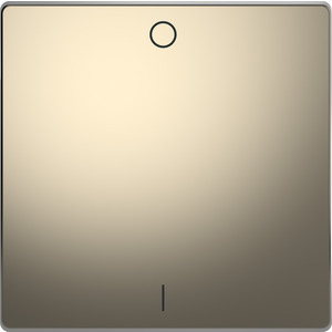Merten  Wippe  mit Kennzeichnung 0/1, System Design, Nickelmetallic 