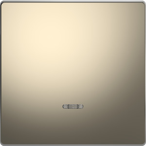 Merten  Wippe mit Kontrollfenster, System Design, Nickelmetallic 