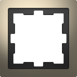 Merten D-Life Rahmen, 1fach, Nickelmetallic 