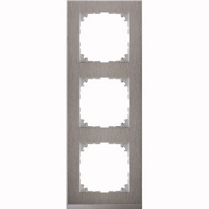 M-Pure Decor-Rahmen 3fach (Edelstahl/aluminium) 