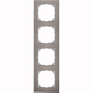 M-Pure Decor-Rahmen 4fach (Edelstahl/aluminium) 