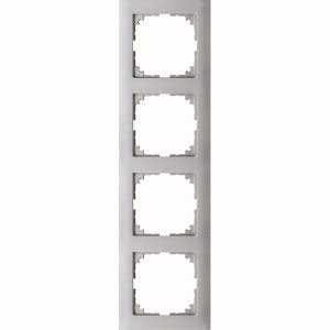 M-Pure-Rahmen 4fach (aluminium matt) 