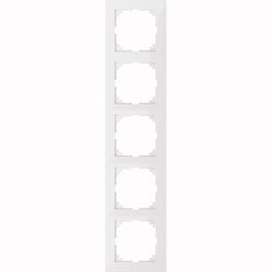 M-Pure-Rahmen 5fach (polarweiß glänzend) 