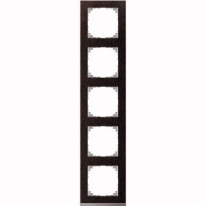 M-Pure Decor-Rahmen 5fach (Wenge/aluminium) 