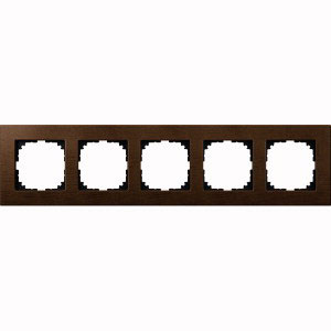M-Plan Holzrahmen 5fach (Walnuss) 