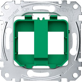 merten Tragplatten für Steckverbinder Modular Jack, grün 