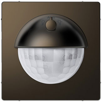 Merten ARGUS 180 UP Sensor-Modul mit Schalter, System Design Moccametallic 