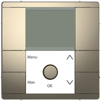 Merten Zeitschaltuhr-Modul, Pluslink, System Design Nickelmetallic 