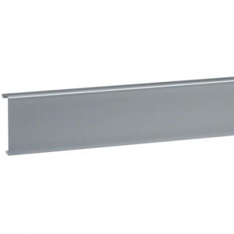 tehalit    Sockelleistenkanal-Oberteil PVC zu SL 20x80mm, Länge 2m, Dekor Aluminium 