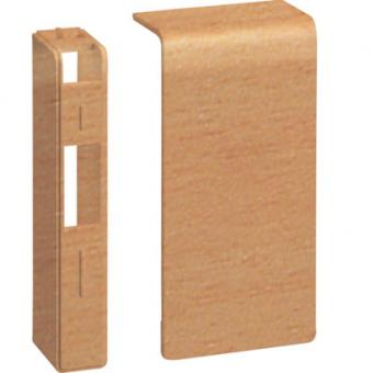 tehalit  Endstück schnittkaschierend halogenfrei zu SL 20x80mm, Dekor Buche 