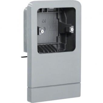 tehalit  Geräteträger universal für UP-Geräte mit Rahmen SL 20x80mm, Dekor Aluminium 