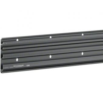 tehalit Sockelleistenkanal-Unterteil 4 Kammern aus PVC zu SL 20x115mm, Länge 2m 